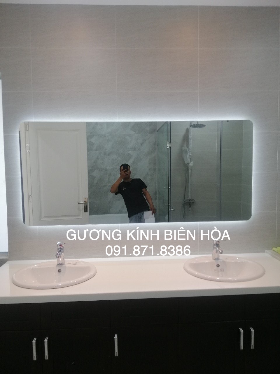 Gương phòng tắm đèn led Biên Hòa Đồng Nai