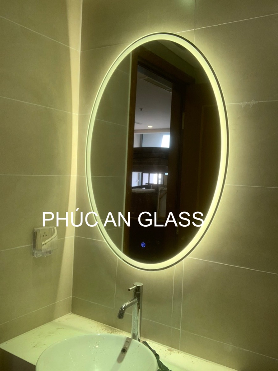 Gương Oval treo nhà tắm phòng tắm tại Đà Lạt Lâm Đồng